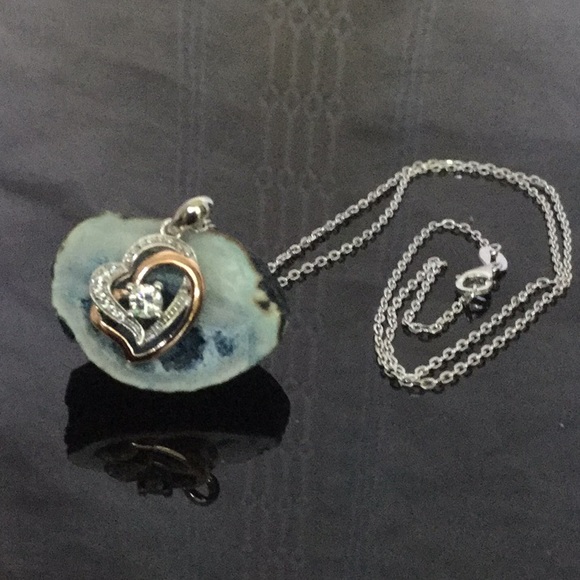 New18”SterlingSilverNecklace W/.925 Heart Pendant - Picture 5 of 8